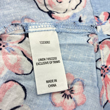 Load image into Gallery viewer, Girls KID, floral linen / viscose summer dress, EUC, size 4, L: 56cm
