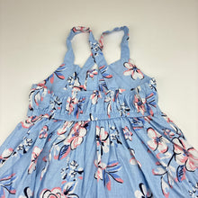 Load image into Gallery viewer, Girls KID, floral linen / viscose summer dress, EUC, size 4, L: 56cm