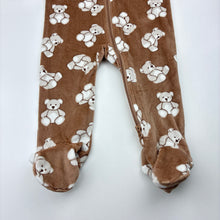 Load image into Gallery viewer, Unisex Baby Berry, soft fleece zip coverall / romper, EUC, size 0,