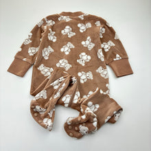 Load image into Gallery viewer, Unisex Baby Berry, soft fleece zip coverall / romper, EUC, size 0,