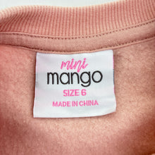 Load image into Gallery viewer, Girls Mango, fleece lined long sleeve sweater dress, EUC, size 6, L: 60cm