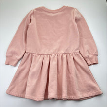 Load image into Gallery viewer, Girls Mango, fleece lined long sleeve sweater dress, EUC, size 6, L: 60cm