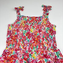 Load image into Gallery viewer, Girls St Bernard, colourful floral lightweight summer playsuit, GUC, size 8,
