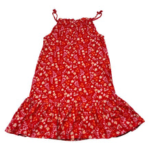 Load image into Gallery viewer, Girls Mango, floral cotton summer dress, EUC, size 6, L: 63cm