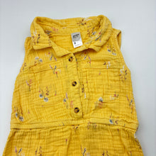 Load image into Gallery viewer, Girls Anko, lightweight crinkle cotton shirt dress, GUC, size 8, L: 58cm