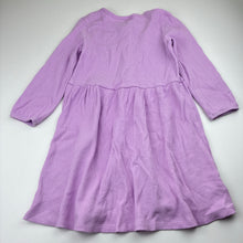 Load image into Gallery viewer, Girls Cotton On, Purple waffle long-sleeve dress, GUC, size 6, L: 60cm