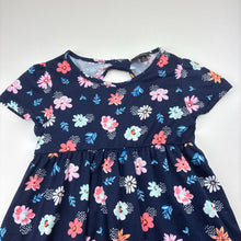 Load image into Gallery viewer, Girls Picapino, soft feel stretchy floral dress, EUC, size 3, L: 44cm
