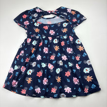 Load image into Gallery viewer, Girls Picapino, soft feel stretchy floral dress, EUC, size 3, L: 44cm