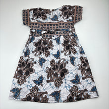 Load image into Gallery viewer, Girls Batik Ulya, lightweight cotton dress, no size, armpit to armpit: 29cm, NEW, size 5, L: 56cm