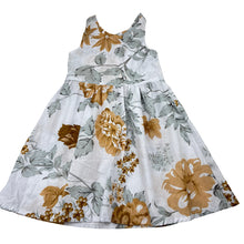 Load image into Gallery viewer, Girls lightweight, floral summer dress, no labels, armpit to armpit: 29cm, EUC, size 5, L: 56cm