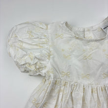Load image into Gallery viewer, Girls Baby Berry, embroidered cotton dress, EUC, size 0, L: 36cm