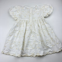 Load image into Gallery viewer, Girls Baby Berry, embroidered cotton dress, EUC, size 0, L: 36cm