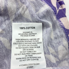 Load image into Gallery viewer, Girls Milkshake, purple floral cotton dress, GUC, size 8, L: 60cm