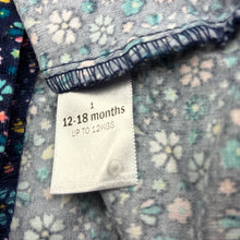 Load image into Gallery viewer, Girls Target, floral stretch corduroy cotton long sleeve dress, EUC, size 1, L: 41cm