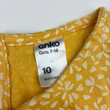 Load image into Gallery viewer, Girls Anko, yellow cotton playsuit, EUC, size 10,