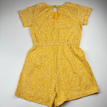 Load image into Gallery viewer, Girls Anko, yellow cotton playsuit, EUC, size 10,
