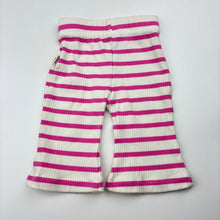 Load image into Gallery viewer, Girls Bonds, striped ribbed stretchy pants / bottoms, EUC, size 000,