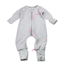 Load image into Gallery viewer, Girls Bonds, terry zip Wondersuit / zippy / romper, EUC, size 000,