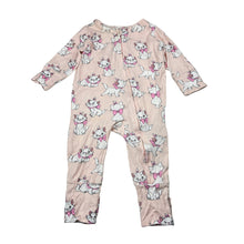 Load image into Gallery viewer, Girls Cotton On, Disney Aristocats soft feel zip coverall / romper, GUC, size 000,