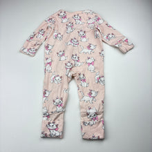 Load image into Gallery viewer, Girls Cotton On, Disney Aristocats soft feel zip coverall / romper, GUC, size 000,