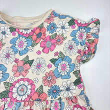 Load image into Gallery viewer, Girls Anko, floral cotton dress, small marks, FUC, size 4, L: 51cm