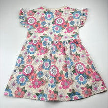 Load image into Gallery viewer, Girls Anko, floral cotton dress, small marks, FUC, size 4, L: 51cm