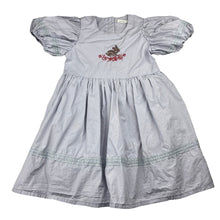 Load image into Gallery viewer, Girls ANNLAI, embroidered lightweight cotton dress, EUC, size 6, L: 60cm