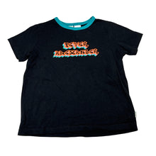 Load image into Gallery viewer, Unisex Peter Alexander, black cotton pyjama t-shirt / top, GUC, size 3,