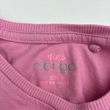 Load image into Gallery viewer, Girls Mango, pink cotton Christmas t-shirt, EUC, size 8,