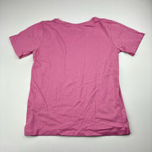 Load image into Gallery viewer, Girls Mango, pink cotton Christmas t-shirt, EUC, size 8,