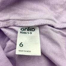 Load image into Gallery viewer, Girls Mango, purple cotton t-shirt, GUC, size 6,