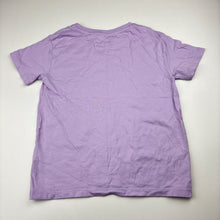 Load image into Gallery viewer, Girls Mango, purple cotton t-shirt, GUC, size 6,