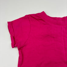 Load image into Gallery viewer, Girls Favourites, pink organic cotton t-shirt, GUC, size 3,
