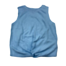 Load image into Gallery viewer, Girls Mango, blue cotton twist-front top, EUC, size 3,