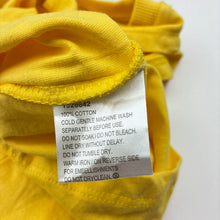 Load image into Gallery viewer, Girls Mango, yellow cotton twist-front top, EUC, size 3,