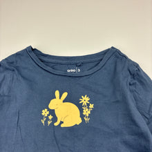 Load image into Gallery viewer, Girls Anko, cotton long sleeve t-shirt, rabbit, GUC, size 3,