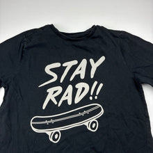 Load image into Gallery viewer, Boys Anko, black cotton t-shirt, skateboard, GUC, size 8,