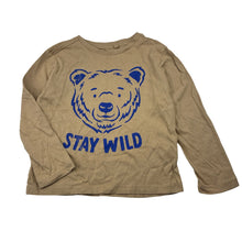 Load image into Gallery viewer, Boys Anko, cotton long-sleeve tee / top, bear, GUC, size 4,