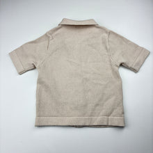 Load image into Gallery viewer, Boys Anko, knit cotton blend button up short sleeve top, GUC, size 2,