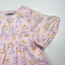 Load image into Gallery viewer, Girls Mango, lined lightweight floral cotton top, EUC, size 5,