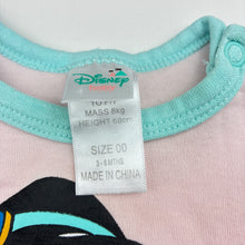 Load image into Gallery viewer, Girls Disney, Aladdin, Princess Jasmine cotton romper, GUC, size 00,