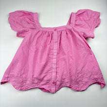 Load image into Gallery viewer, Girls KID, lined embroidered cotton top, GUC, size 6,