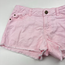 Load image into Gallery viewer, Girls Target, pink stretch cotton shorts, adjustable, GUC, size 9,