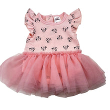 Load image into Gallery viewer, Girls Disney, Minnie Mouse, cotton blend tutu romper, GUC, size 000,