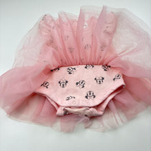 Load image into Gallery viewer, Girls Disney, Minnie Mouse, cotton blend tutu romper, GUC, size 000,