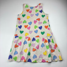 Load image into Gallery viewer, Girls H&amp;M, cotton casual dress, small marks, FUC, size 7-8, L: 60cm