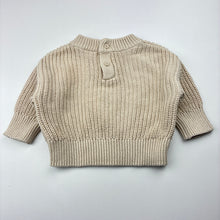 Load image into Gallery viewer, Unisex Baby Berry, knitted cotton sweater/ jumper, GUC, size 000,