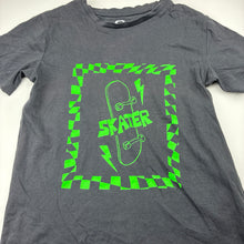 Load image into Gallery viewer, Boys Brilliant Basics, grey cotton t-shirt, skateboard, GUC, size 8,