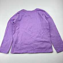 Load image into Gallery viewer, Girls Mango, purple cotton long sleeve top, FUC, size 5,