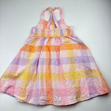 Load image into Gallery viewer, Girls KID, linen / viscose summer dress, EUC, size 3, L: 55cm